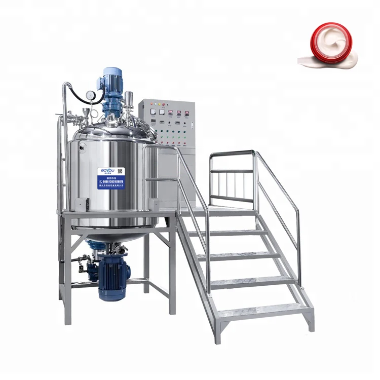 Lab Size Cream Making Homogenizer Cosmetic Cream Machine Laboratory Emulsifying Mixer
