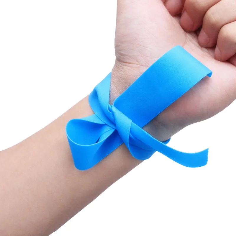 Professional Manufacturer Elastic Medical Disposable Tourniquet Rubber Blood Stopping Medical  TPE Material Tourniquet CE