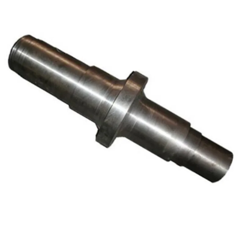 steel forging gear shaft for steel milling  station with high precision machining