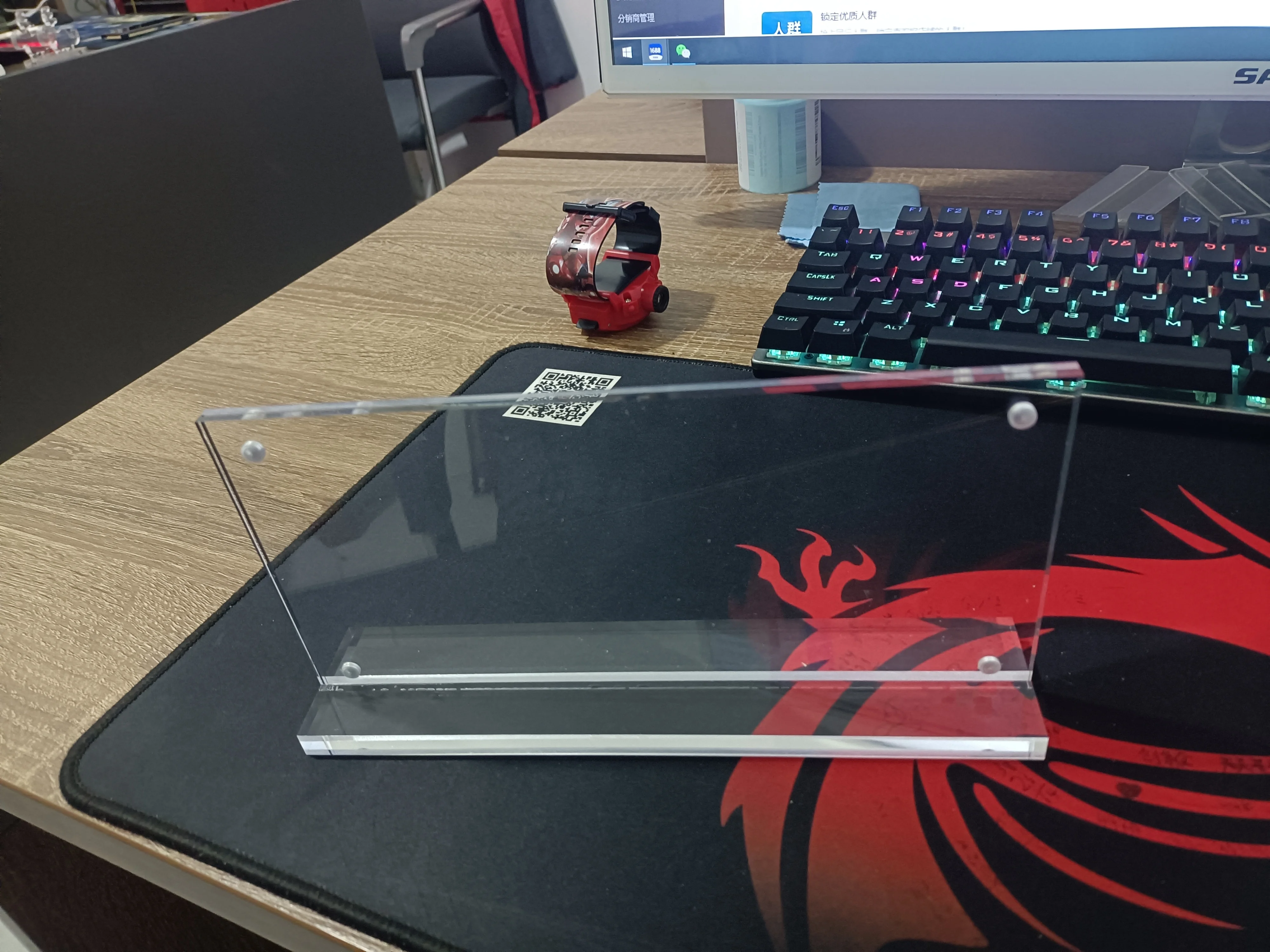 Акриловый дисплей держатель для долларовых банкнот бумажная рамка