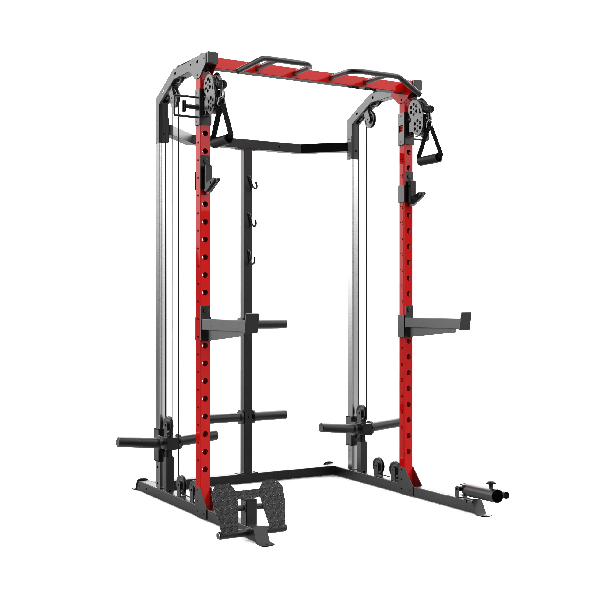 Factory Direct Multi-Functional Weight Lifting Strength Training Power Cage Standing Squat Rack