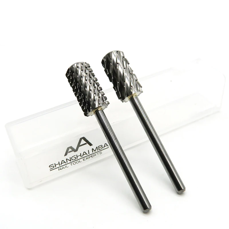 2XC 3XC 4XC SC Large Barrel Smooth Top Tungsten Carbide Nail Drill Bits Super Cut Nail Safety Bit for Right Handed