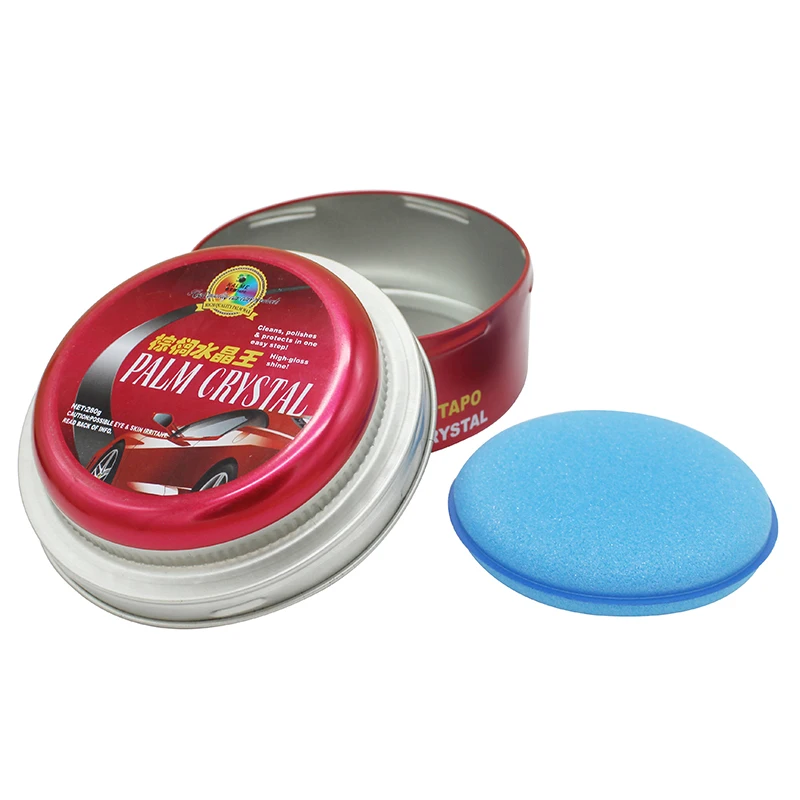 Factory directly sale custom logo metal round empty wax tin can box container