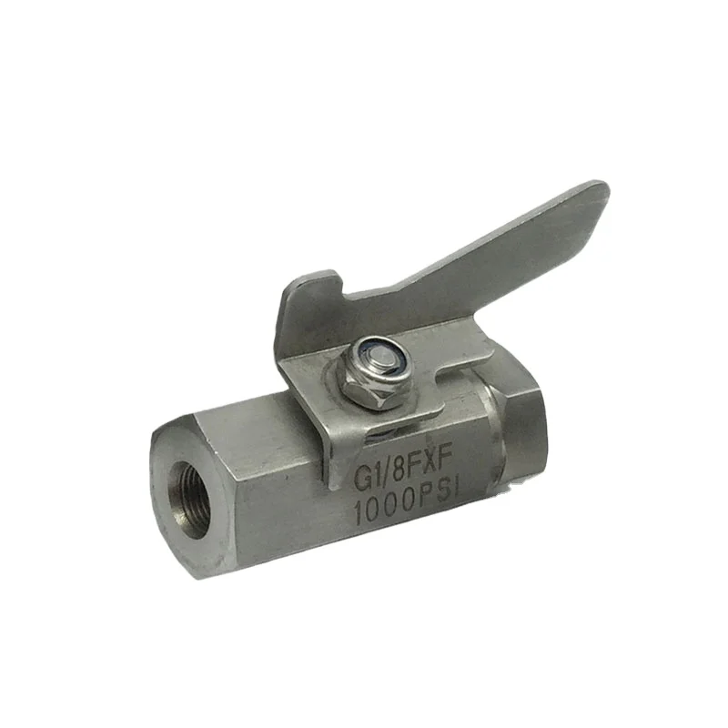
Mini Stainless Steel Ball Valve,with Butterfly Handle 