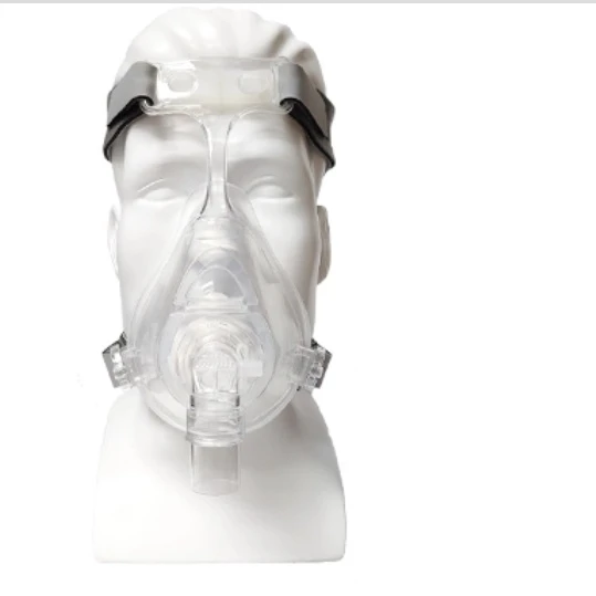 
Silicone Cpap Breathing Full Face Mask With Headgear 