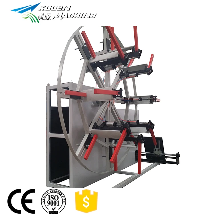 Plastic pipe twin disk winder machine automatic hose winder