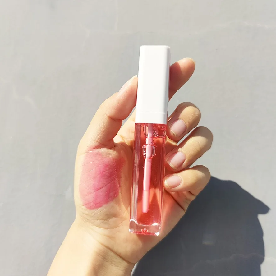 Private Label 23 Colors Lip Plumper Gloss Water white tube fruity lip plump oil toot toot lip moist honey