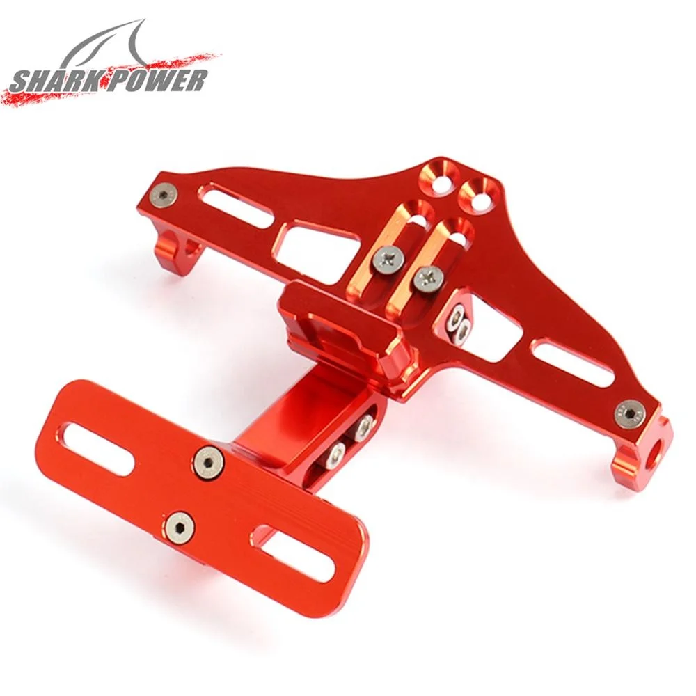 
 Лидер продаж, высококачественные универсальные запчасти на заказ с ЧПУ, алюминиевая рамка для номерного знака мотоцикла с подсветкой оптом  