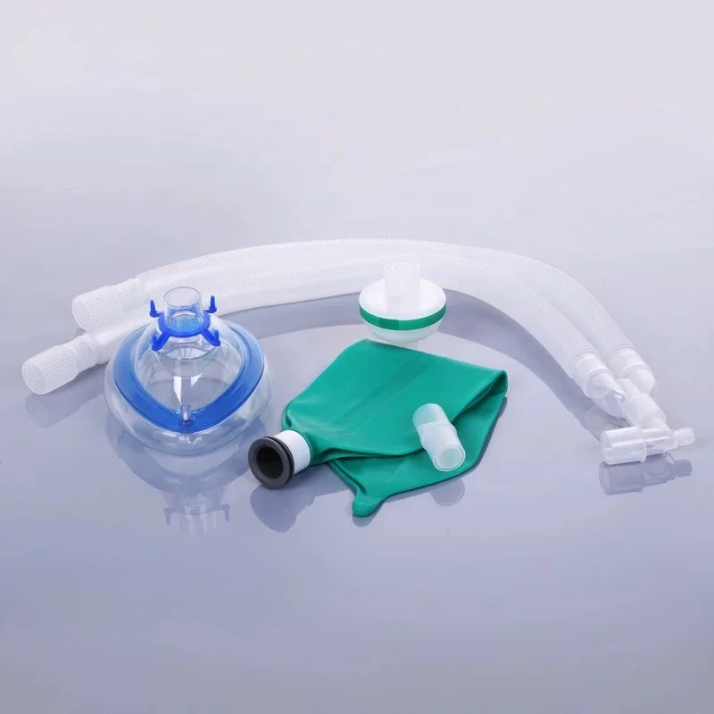 Good Quality Medical Silicone Reusable Anesthesia Breathing Circuit With Water Trap