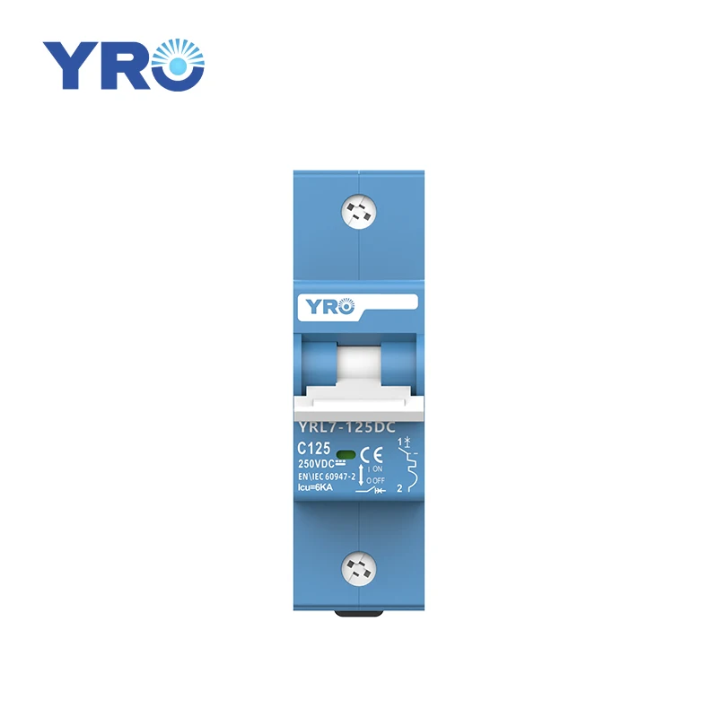 YRL7-125DC выключатель 2P миниатюрный MCB 125A для PV солнечной панели батареи мини-выключатель