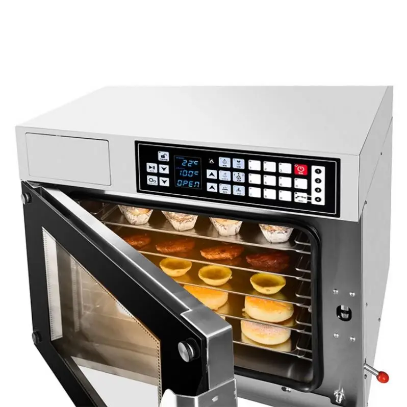 Bake 5 Trays Large Capacity Pizza Bread Cake All-In-One Electric Universal Commercial Chicken Steam Oven
