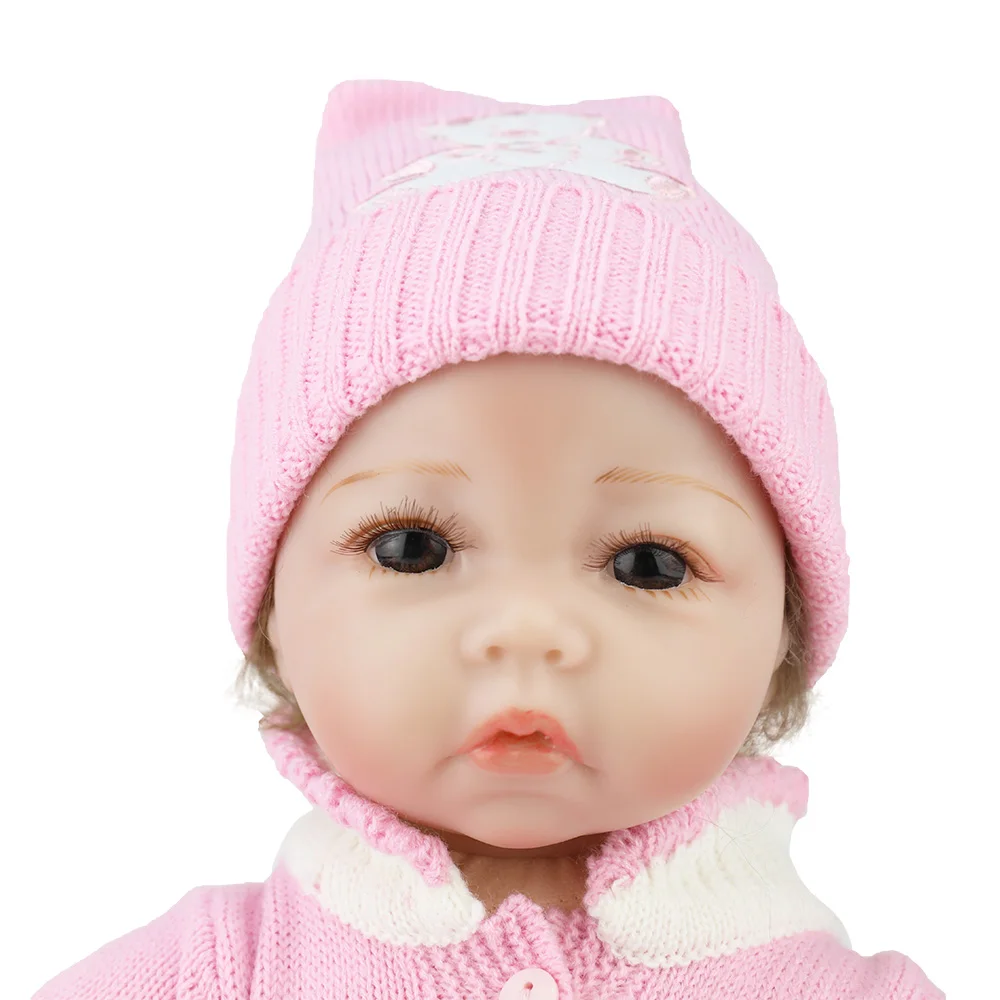 Christmas Gift Reborn Silicone Baby Doll Real Baby Lovely Doll Reborn Baby Dolls For sale