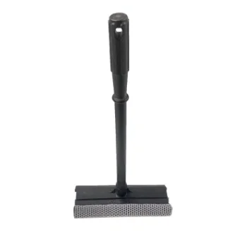10-Inch Window Washer Squeegee with 20-Inch Durable Plastic handle