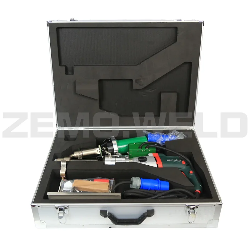 SMD-NS610A Hand Extruder for pipe and Geomembrane Plastic Extrusion Welding Extruder for Polyethylene PE PP