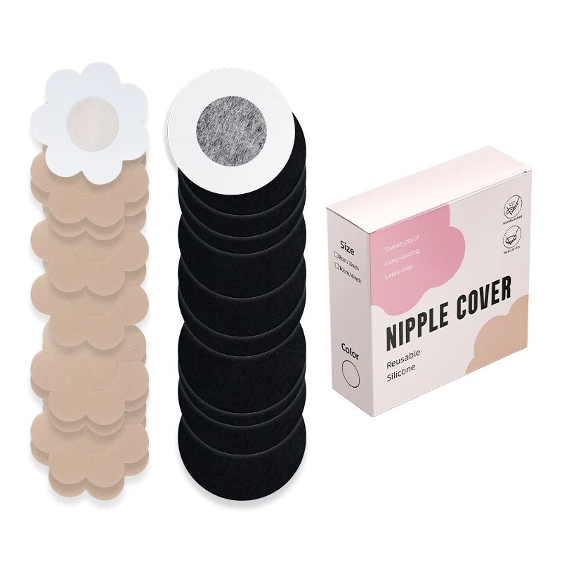 INVISFEEL medical-grade non-woven nipple stickers thin nipple cover invisible anti-convex non-woven chest stickers