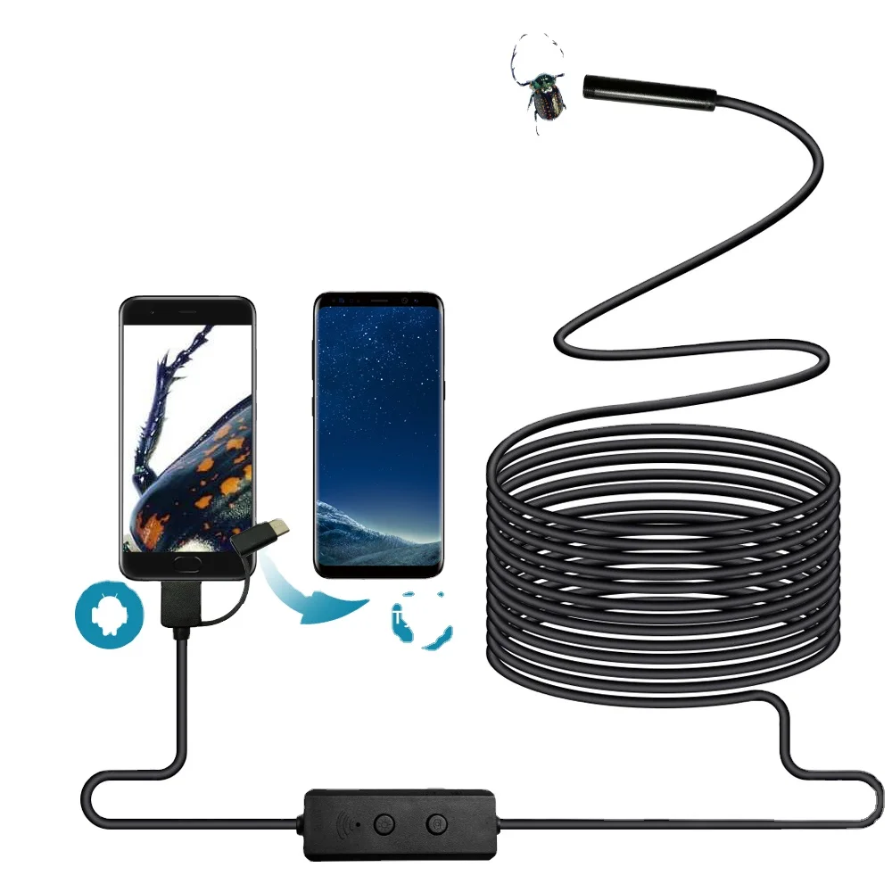 Камера-Эндоскоп, 30 кадров в секунду, Wi-Fi