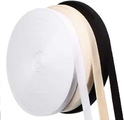 Custom Printed Heavy Duty Cotton Herringbone Webbing Tape For Garment Bags
