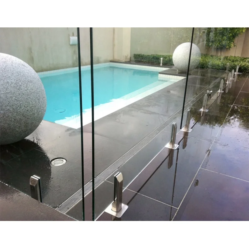 VIKO Customized Free Design Spigot Glass Railing For Swimming Pool