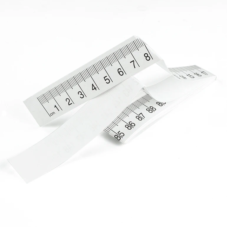 Wintape Custom Meter Metric Disposable Medical Health Care Paper Measuring Tape Ruler Baby Head Circumference Tape Measure