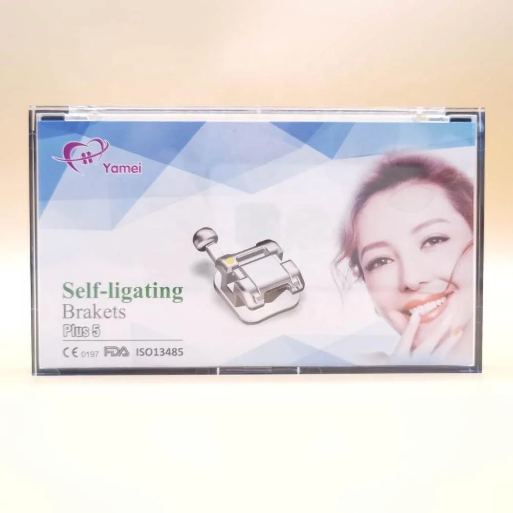 Orthodontic Good Quality Passive MBT MIM Bondable Dental Self-Ligating Orthodontic Brackets