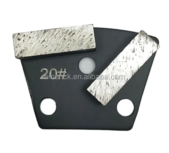 Best-selling concrete floor grinder with metal bond diamond grinding and polishing shoe abrasive pad