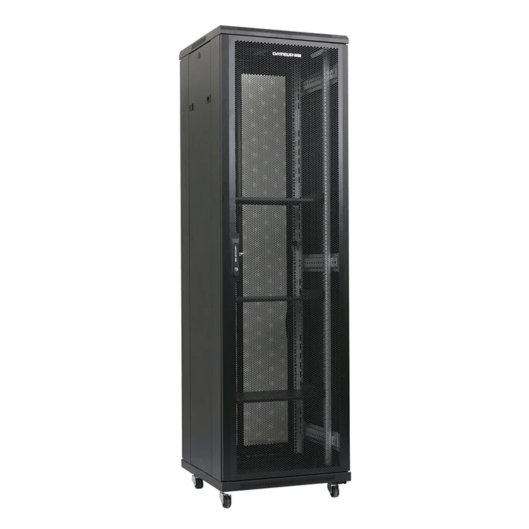 19Inch 42U 600x800 network cabinet with perforated door 80% ventilation rate data center server rack