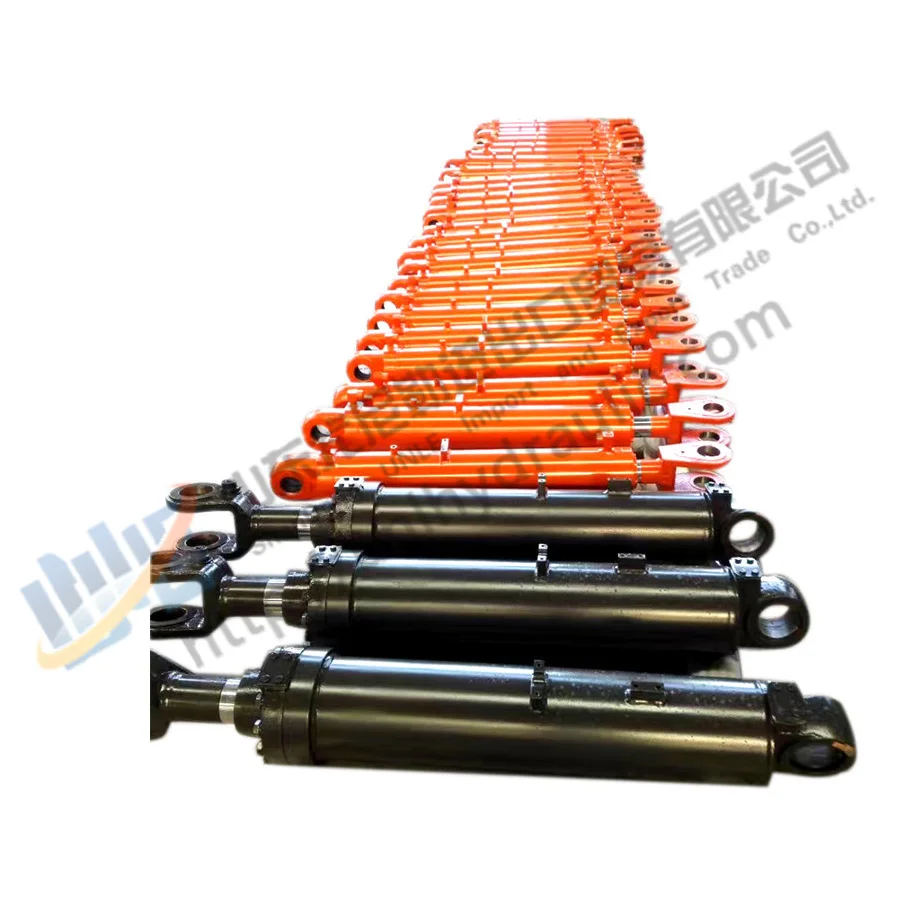 Engineering boom compliant double acting general hydraulic cylinder for used excavators