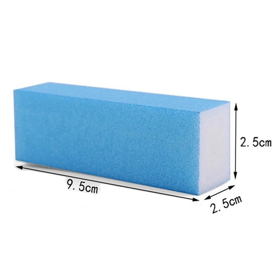 Профессиональные пилочки для ногтей, пилочка для ногтей, шлифовальный блок, 4 стороны, пилочка для ногтей карамельных цветов, буферный блок