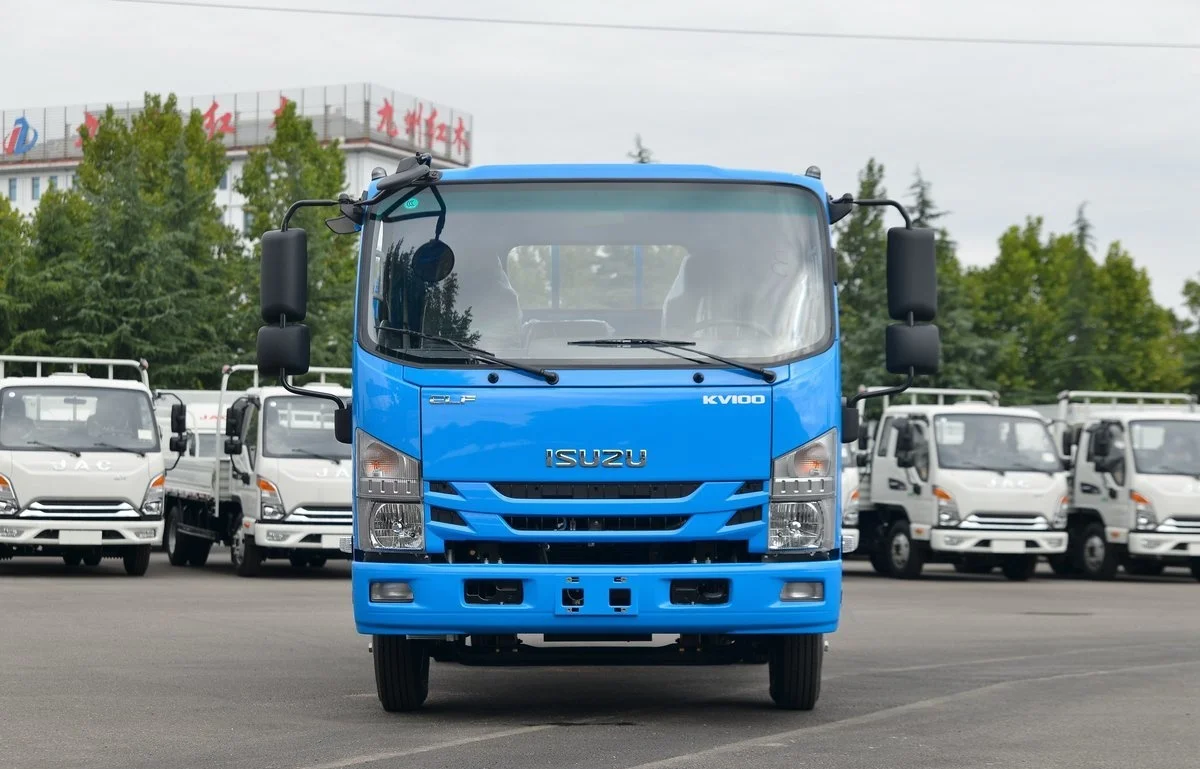 2024 коробка передач isuzu npr 4x2 дизельный грузовик Qingling Isuzu 100p грузовое шасси Электрический грузовой автомобиль
