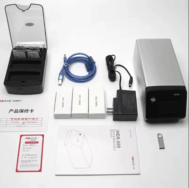 Original digital dental imaging system Handy HDS500 /dental scanner 3D digital imaging plate scanner for clinic