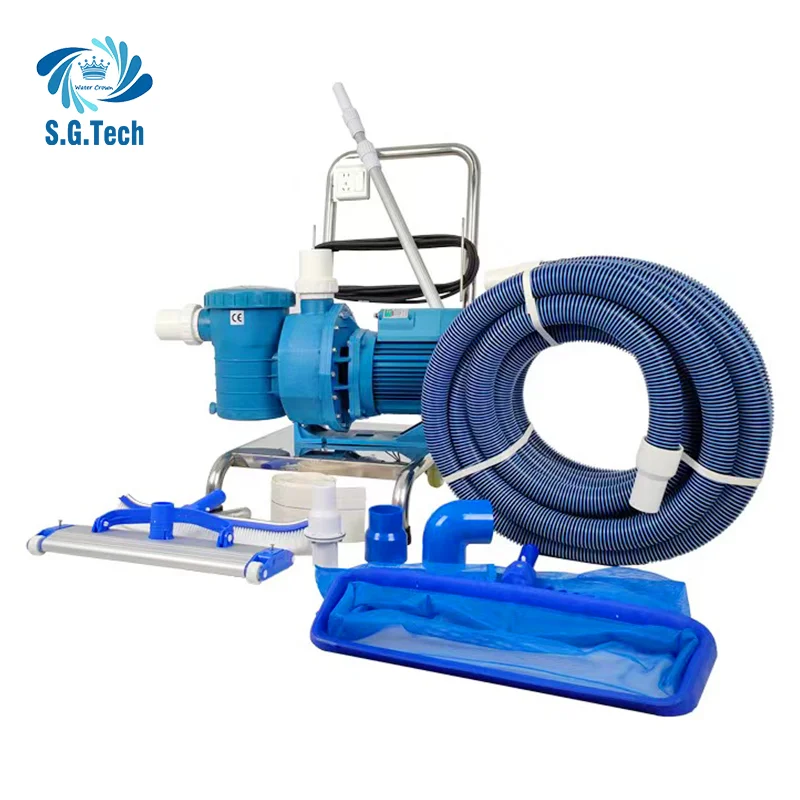 Water Crown High-Performance Manual Sewage Suction Machine High-Pressure Water Pump Cleaner Clean Pool Tools Accessories