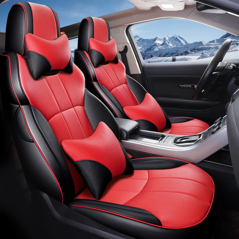 Hot Sale Leather Original luxury Custom auto Car Seat Covers full set universal design for toyota