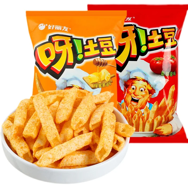 new China High-quality potato chips from  product launched crayfish flavor exotic chips potato chips 70g