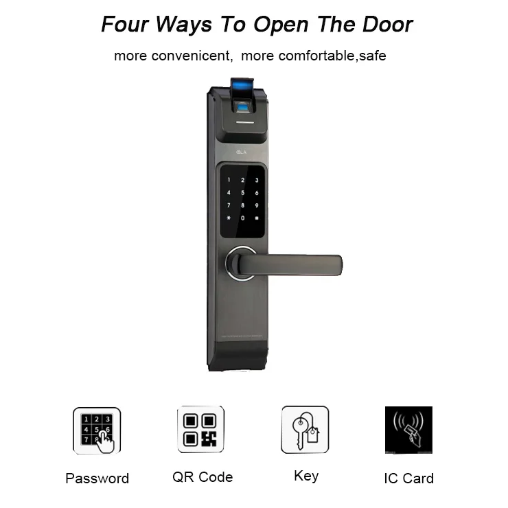 High Quality Fingerprint APP Password Smart Digital Door Lock