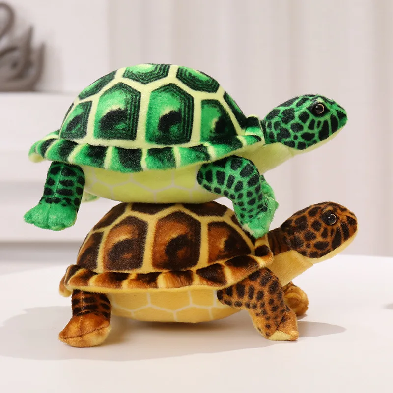 Marine Animals Tortoise Plush Toy Custom Wholesale Creative Soft Lifelike Sea Turtle Stuffed Toy for Sale