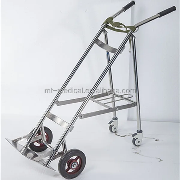 MT MEDICAL Oxygen Tank Cart Serving Oxygen Cylinder Aluminum Trolley