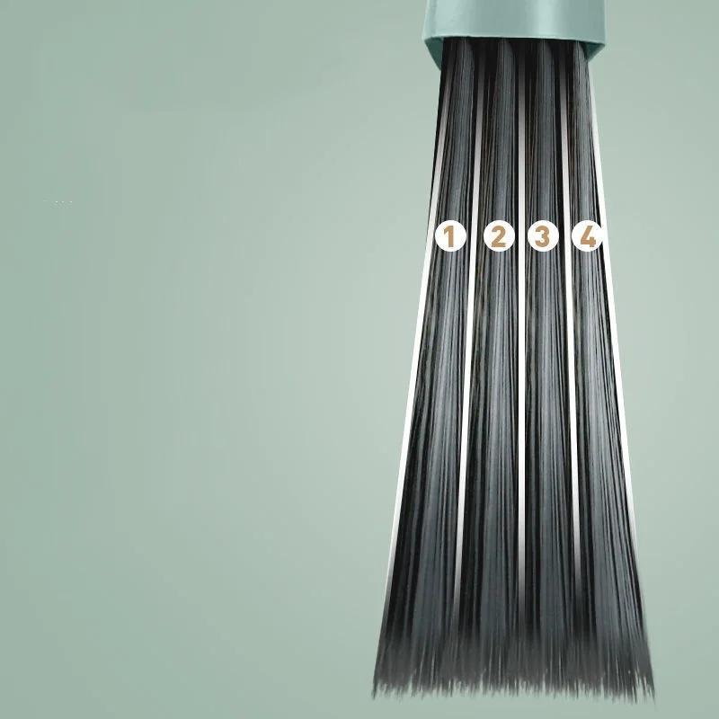 Household Indoor Cleaning Broom Non-stick Hair Plastic Stainless Steel Soft Hair Broom Set