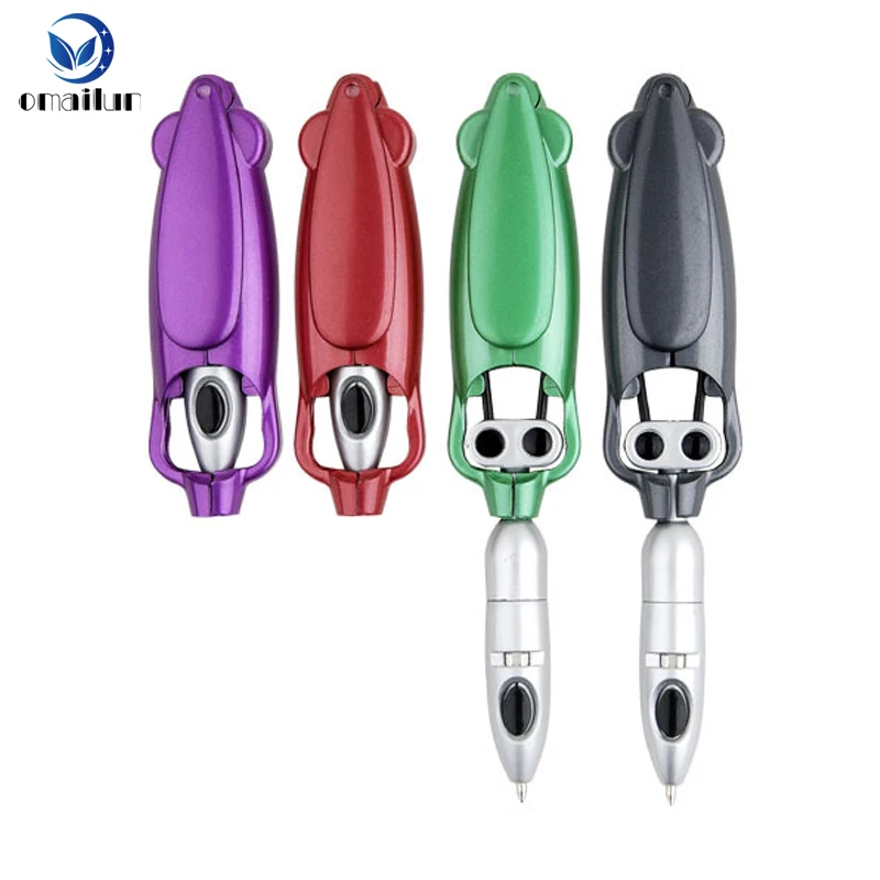 Custom plastic novelty ballpoint pen, robotic robot acrobat transformer pens