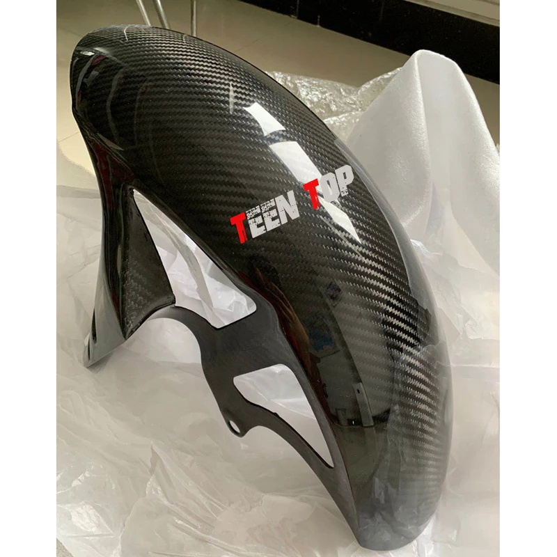  Twill Carbon Fiber Front Fender For Yamaha R1 R1M 2009-2017 Mudguard FZ-10 MT-10 2015-2017 R6 2017+ Wheel Guard Cover
