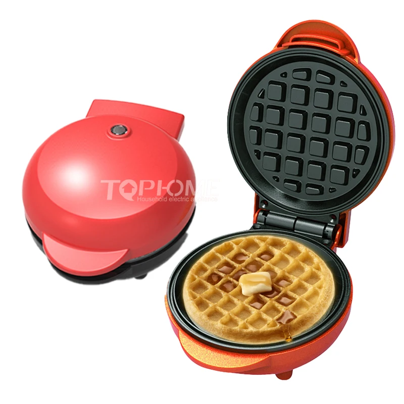 ETL 4 Inch  Mini Waffle Maker Griddle Nonstick Surfaces Belgian Waffle Maker Pancake Maker