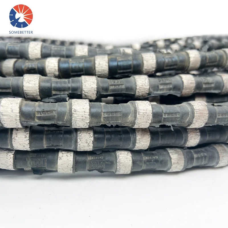 Somebetter 11.5mm / 12mm High Quality Stone Diamond Wire Saw for Granite Quarry