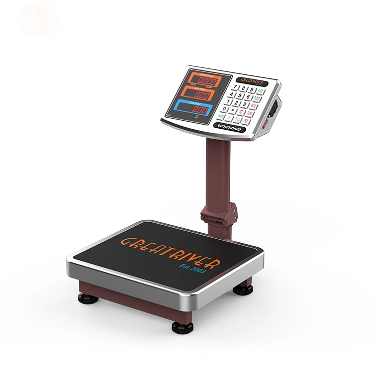 Dahe tcs series of 60kg electronic pig platform weighing scale 60kg for sale