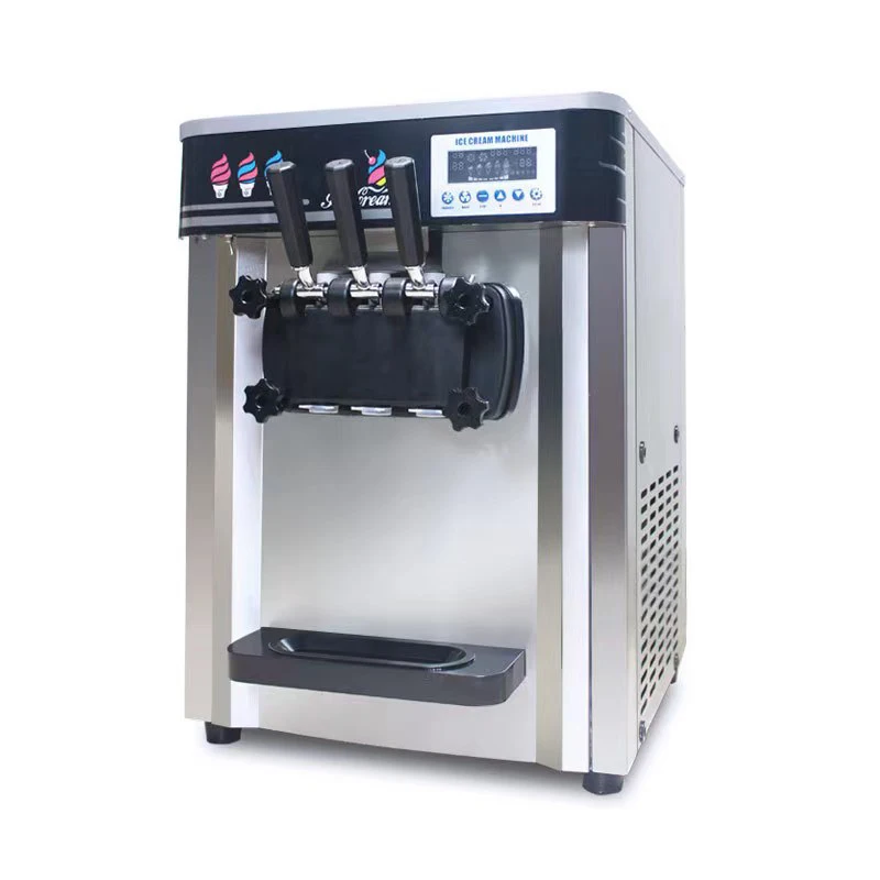 High Production Commercial Coffee Shop Ice Cream  Machine Professional Manufacturer Soft Serve Ice Cream Making Machine