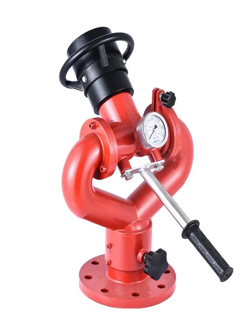 Fire Fighting Water Monitor Outdoor Monitor Red Hydraulic Type, Electric Stock Serial Fire Monitor Ductile Iron or Aluminum