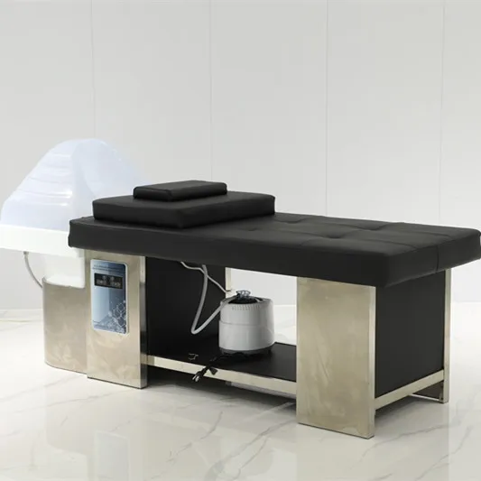 Japanese Head Spa Hair Wash Station Massage chair With Steam SPA Head Water Therapy Thai Massage Shampoo Bed