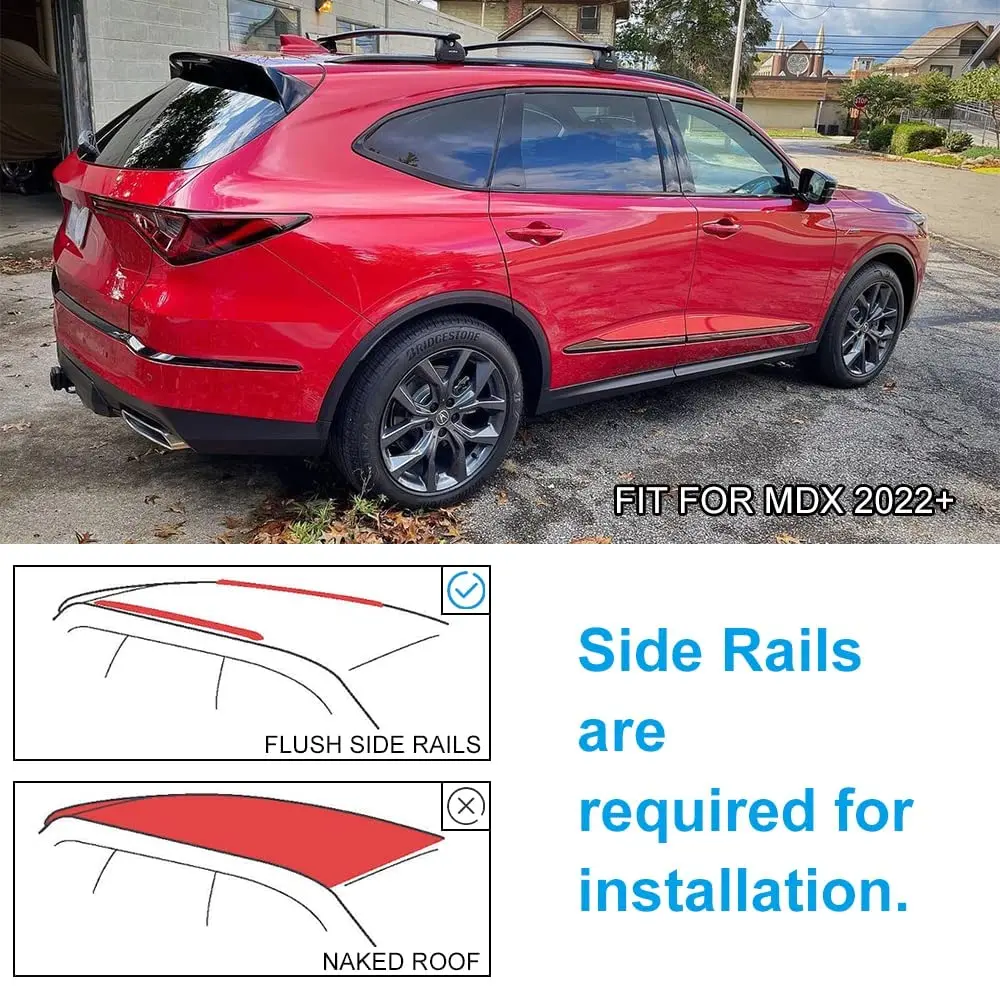 Kingcher Factory Style Rooftop Crossbar Roof Rack for Acura MDX 2021 2022