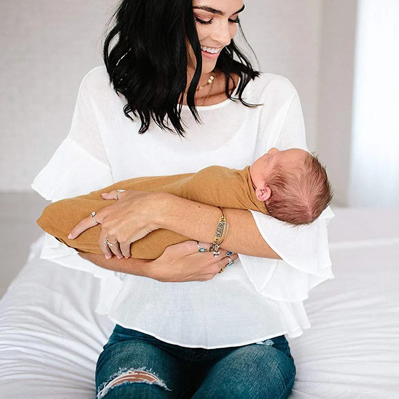 Однотонное покрывало из бамбука