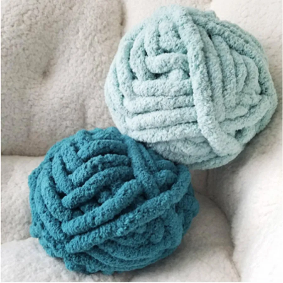 
Charmkey super Chunky polyester yarn 100% Fancy Knit Chenille Yarn for hand knitting 