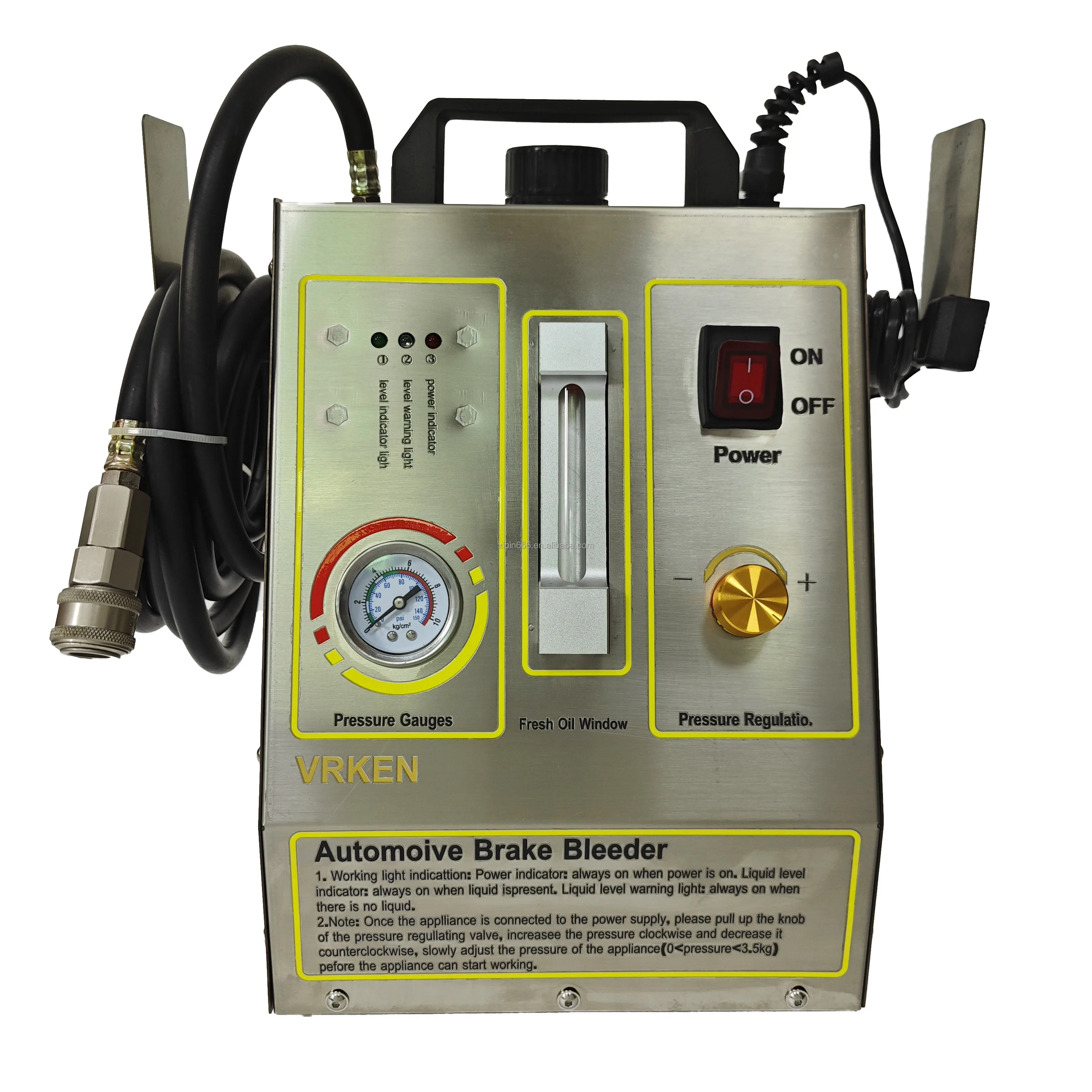 Stainless steel portable car pulse brake oil cleaning and replacement machine, dynamic fluid cleaning and replacement machine
