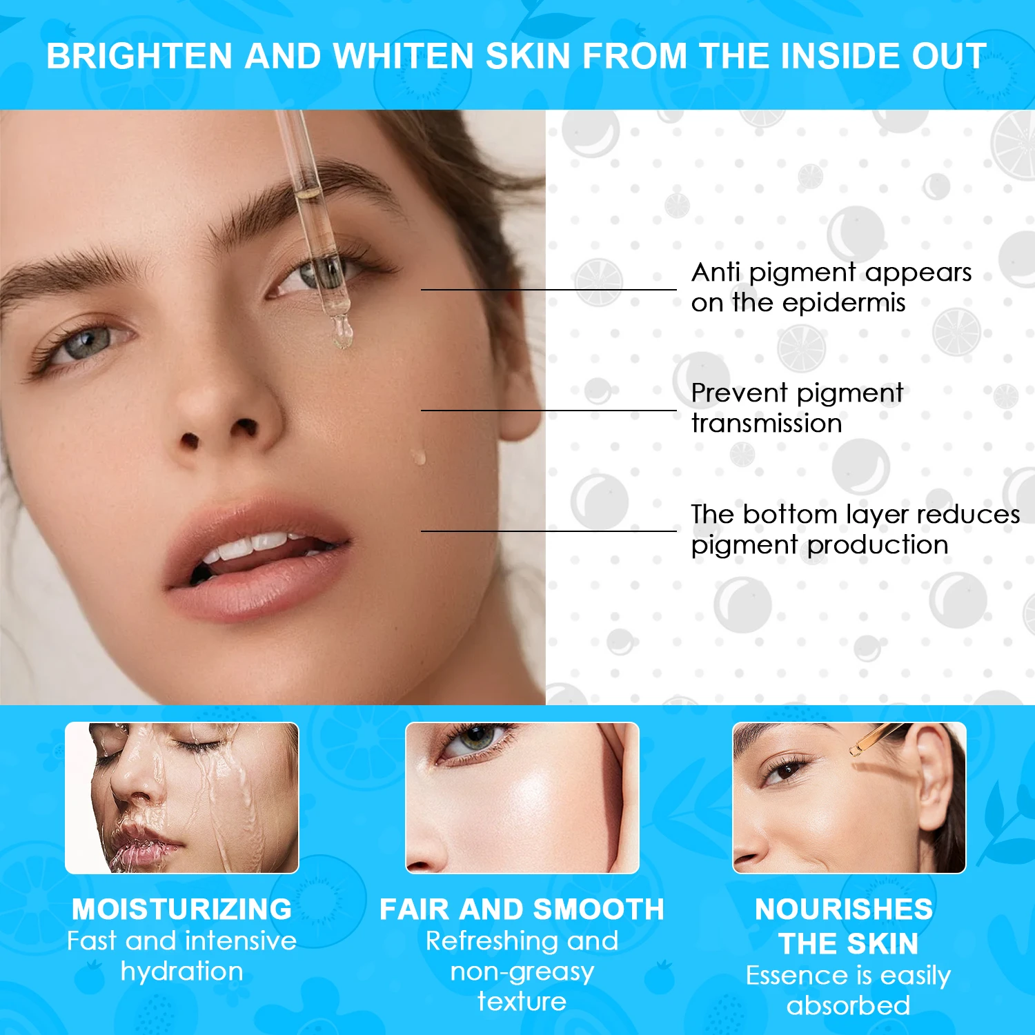 Wholesale Ferulic Acid Vitamin C Serum For Face Anti Aging Serum Reduce Fine Lines Whitening Nourish Ferulic Acid Serum